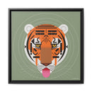 Cool Carnivore Charley Harper Giclee Framed Stretched On Canvas Print-22