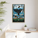 Glacier Bay Charley Harper Framed Giclee Print Stretched On Canvas-19