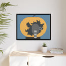 Racc-O-Lantern Charley Harper Framed Giclee Print Stretched On Canvas-21