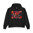 Crazy Cat Crazy Quilt Edie Harper Women's Organic Mid-Weight Nora Hoodie-4