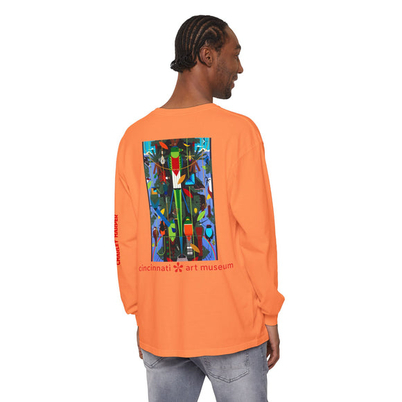 CAM Unisex Garment-dyed Long Sleeve T-Shirt
