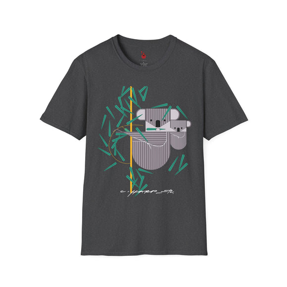 Charley Harper Koal Koala Unisex Softstyle T-Shirt