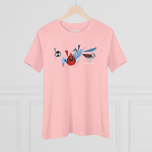 Bird Feeder's Charley Harper Women's Cotton Tee
