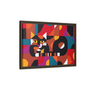 Crazy Cat Crazy Quilt Edie Harper Framed Giclee Print Stretched On Canvas-47