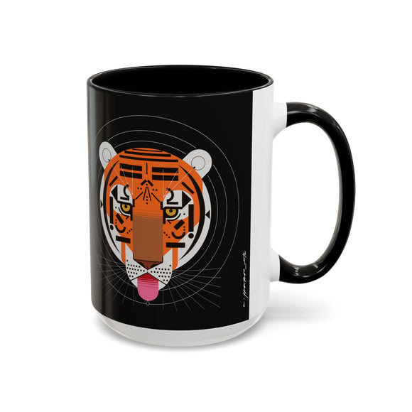 Cool Carnivore Charley Harper Art Studio Classic Accent Mug 15oz