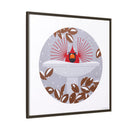 B-r-r-r-r-rdbath Charley Harper Framed Giclee Print on Stretched Canvas-88