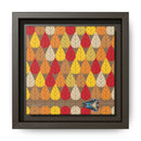 Octoberama Charley Harper Framed Giclee Print Stretched On Canvas-13