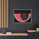 Watermelon Moon Charley Harper Framed Giclee Print on Matte Canvas-19