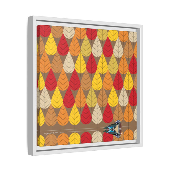 Octoberama Charley Harper Framed Giclee Print Stretched On Canvas