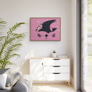 Eastern Kingbird Charley Harper Giclee on Matte Stretched Canvas-67