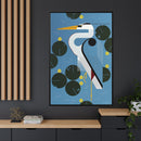 Herondipity Charley Harper Framed Giclee Print on Stretched Canvas-29