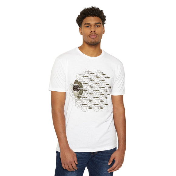 Charley Harper Skipping School Unisex CVC Jersey T-shirt
