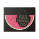 Watermelon Moon Charley Harper Framed Giclee Print on Matte Canvas-9