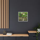 Charley Harper Florida Everglades Wall Art – Mid-Century Modern Geometric Bird Canvas with Minimal Wildlife Accents-79