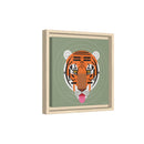 Cool Carnivore Charley Harper Giclee Framed Stretched On Canvas Print-150