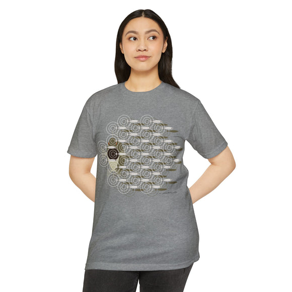Charley Harper Skipping School Unisex CVC Jersey T-shirt