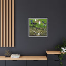 Charley Harper Florida Everglades Wall Art – Mid-Century Modern Geometric Bird Canvas with Minimal Wildlife Accents-31