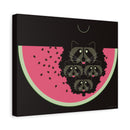 Watermelon Moon Charley Harper Unframed Giclee on Matte Stretched Canvas-14
