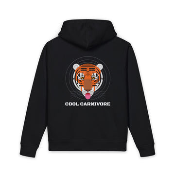 Cool Carnivore Charley Harper Unisex Organic Side Pocket Sounder Hoodie - 0