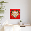 Vowlentine Charley Harper Framed Giclee Print on Stretched Canvas-63