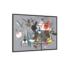 Winter Charley Harper Framed Giclee Print Stretched On Canvas-44