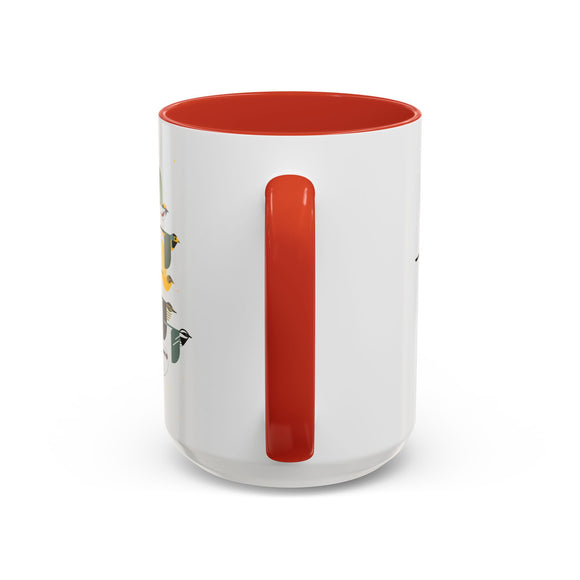 Mystery of the Missing Migrants Charley Harper Art Studio Classic Accent Mug 15oz
