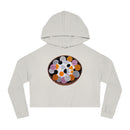 Edie Harper Kitten ’n Knittin’ Cropped Hoodie Hooded Sweatshirt-2