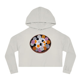Edie Harper Kitten ’n Knittin’ Cropped Hoodie Hooded Sweatshirt - 0