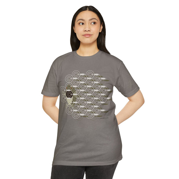 Charley Harper Skipping School Unisex CVC Jersey T-shirt