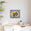 Racc-O-Lantern Charley Harper Framed Giclee Print Stretched On Canvas-30