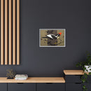 Ivory Billed Woodpecker Charley Harper Framed Giclee Print on Stretched on Canvas-60