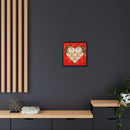 Vowlentine Charley Harper Framed Giclee Print on Stretched Canvas-58