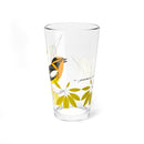 Blackburnian Warbler Charley Harper Pint Glass, 16oz-2