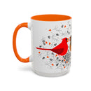 Cardinal Courtship Charley Harper Art Studio Classic Accent Mug 15oz-15
