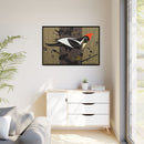 Ivory Billed Woodpecker Charley Harper Framed Giclee Print on Stretched on Canvas-38