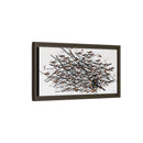 His Eyes Are On The Sparrow Charley Harper Framed Giclee Print Stretched on Canvas-38