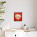 Vowlentine Charley Harper Framed Giclee Print on Stretched Canvas-30