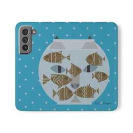 Edie Harper Fishful Thinking Phone Folio Iphone and Galaxy - 0
