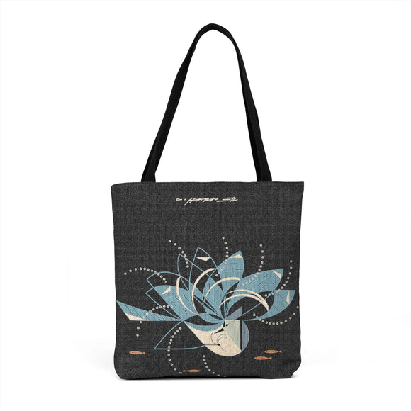 Blue Jay Bathing Charley Harper Woven Tote