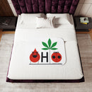 OHIO Charley Harper Sherpa Blanket-12