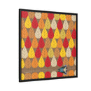 Octoberama Charley Harper Framed Giclee Print Stretched On Canvas-51