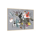 Winter Charley Harper Framed Giclee Print Stretched On Canvas-62