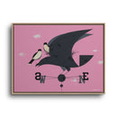 Eastern Kingbird Charley Harper Giclee on Matte Stretched Canvas-16