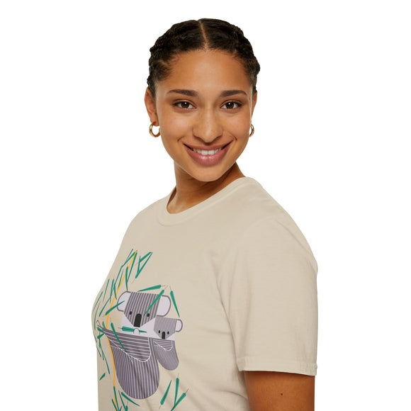 Charley Harper Koal Koala Unisex Softstyle T-Shirt