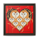 Vowlentine Charley Harper Framed Giclee Print on Stretched Canvas-11