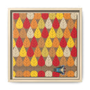 Octoberama Charley Harper Framed Giclee Print Stretched On Canvas-37