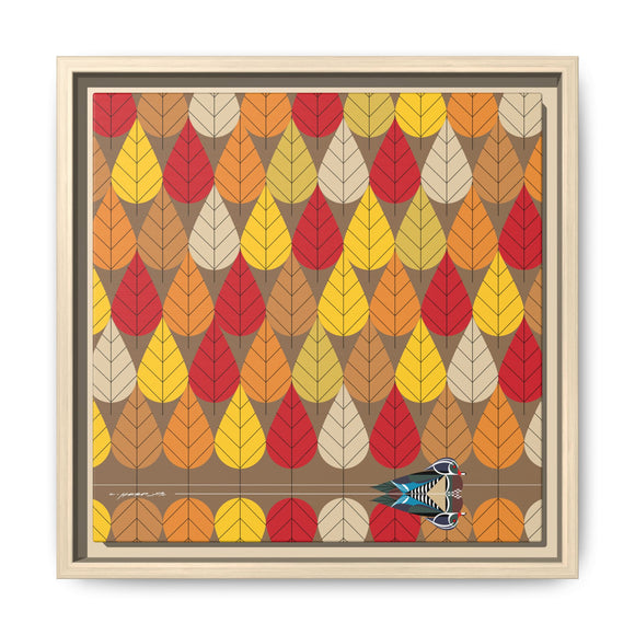 Octoberama Charley Harper Framed Giclee Print Stretched On Canvas