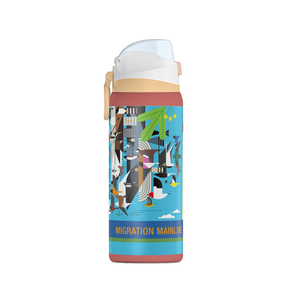 Cape May New Jersey Migration Mainline Charley Harper Oasis Insulated Water Bottle 32oz