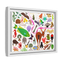 Charley Harper Florida Keys Framed Giclee On Canvas Wall Art-40