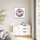 B-r-r-r-r-rdbath Charley Harper Framed Giclee Print on Stretched Canvas-128